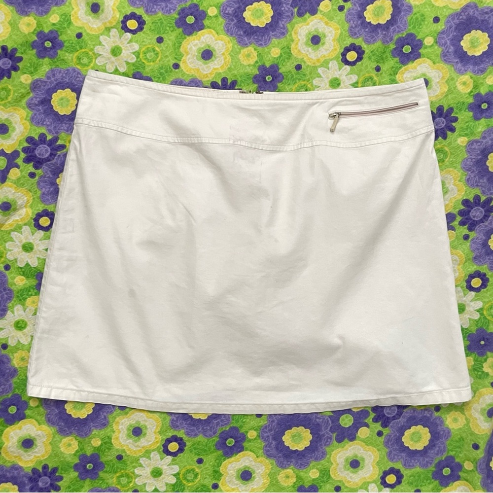 Vintage White Mini Skirt
